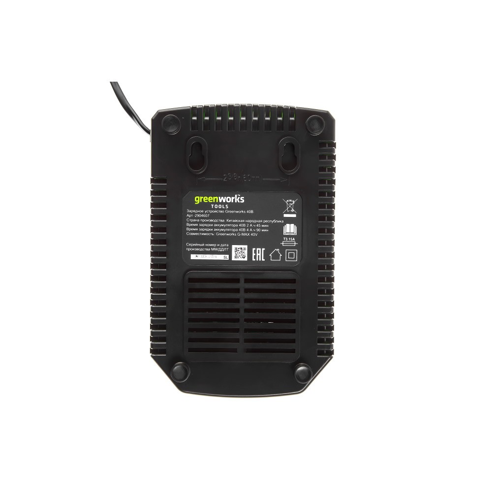 Зарядное устройство Greenworks G40C