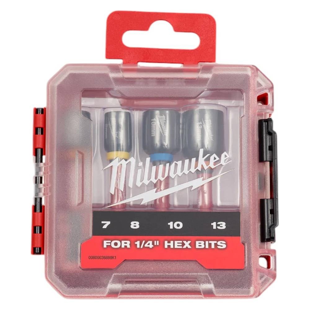 Набор головок Milwaukee SHOCKWAVE IMPACT DUTY 7-14мм 4шт (445)