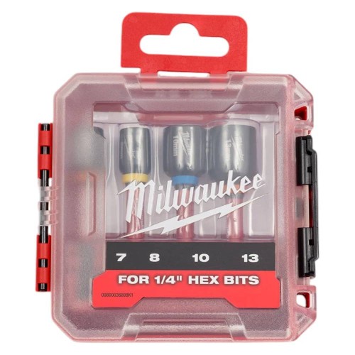 Набор головок Milwaukee SHOCKWAVE IMPACT DUTY 7-14мм 4шт (445)