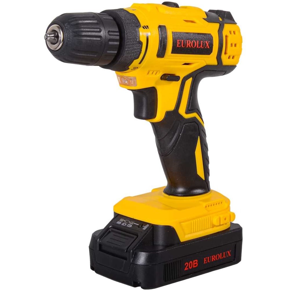 Дрель-шуруповерт аккумуляторная Eurolux ДА-20/2Li