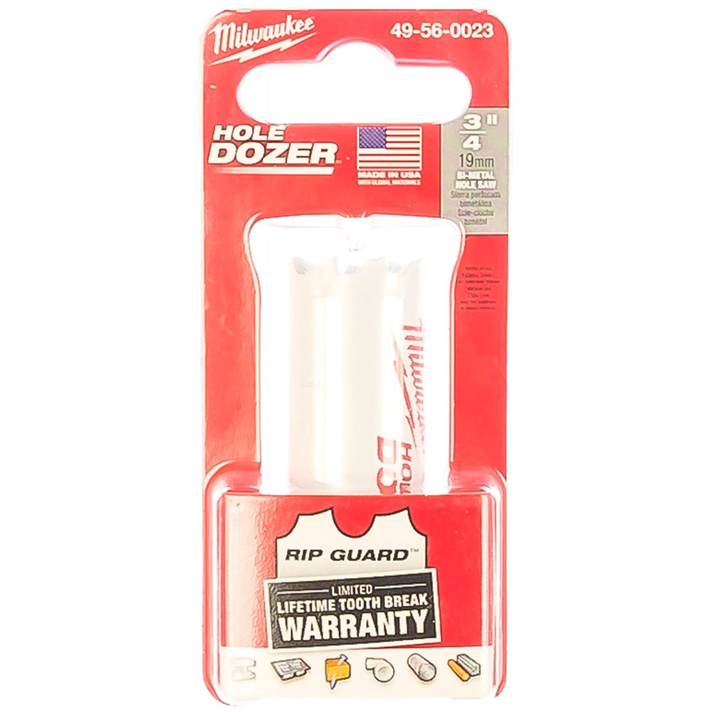 Коронка Milwaukee 19мм биметаллическая (023)