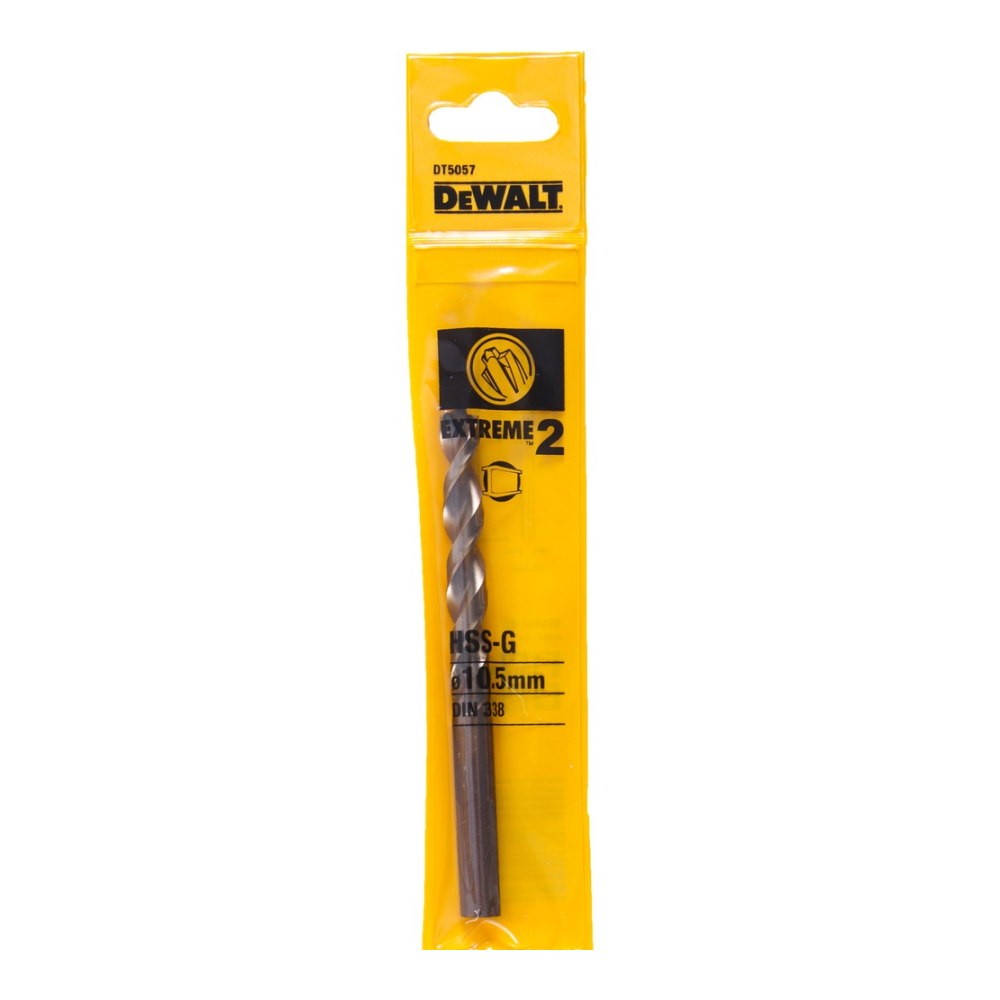 Сверло по металлу DeWalt DT5057 10.5х133мм
