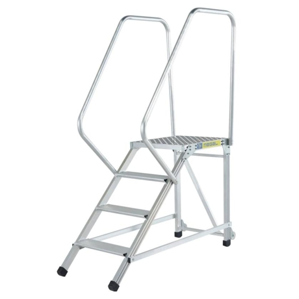 Лестница подмости MEGAL ЛП-1,0 с двумя поручнями