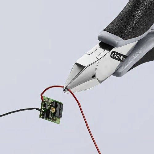 Бокорезы для электроники ESD, острая головка, 115 мм, 2-комп антистатические ручки