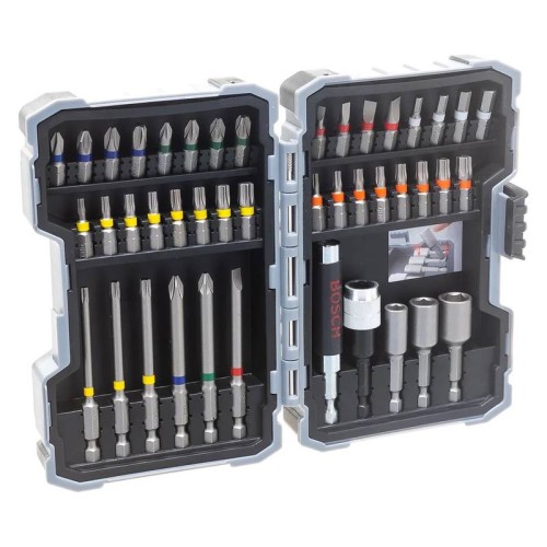 Набор бит Bosch + быстросменный держатель 43шт (164)