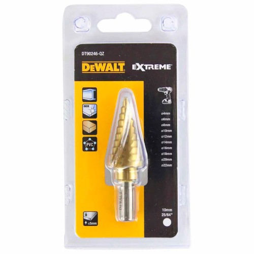 Сверло по металлу DeWalt DT90246 4-22мм ступенчатое