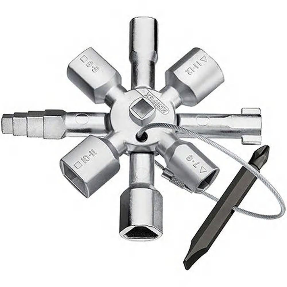 TwinKey ключ крестовой 8-лучевой для стандартных шкафов, 92 мм