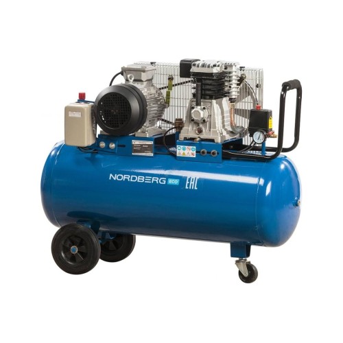 Компрессор поршневой с ременным приводом, объем 100 л NORDBERG ECO NCE100/520