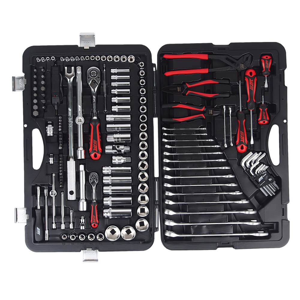 Набор инструментов 1/4" & 1/2" 6-гранный (в кейсе) 145 предметов JTC