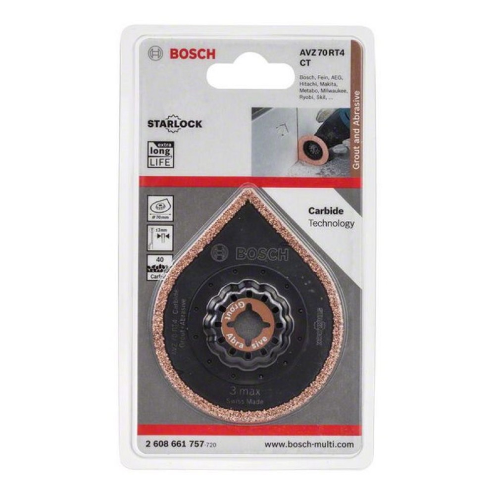 Насадка для МФИ Bosch Carbide-RIFF универсальная 70мм (757)