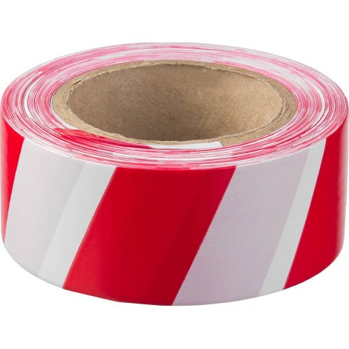 Сигнальная лента ЗУБР 50 мм 200 м красно-белая (12240-50-200)
