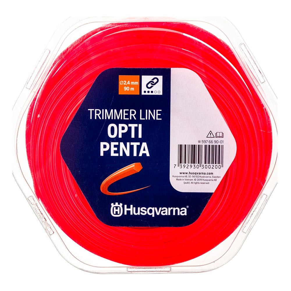 Леска для триммера Husqvarna 2.4мм квадратная 90м (5976690-01)