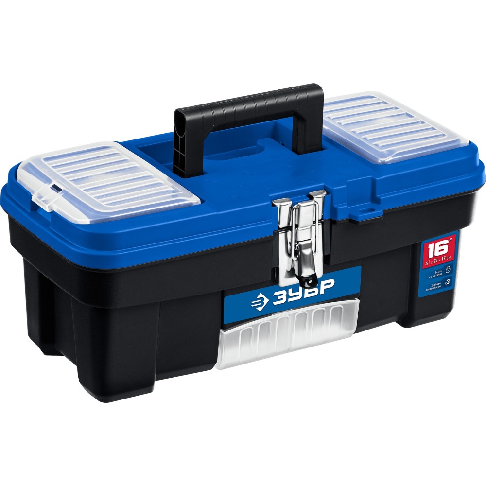 ЗУБР ДЕСНА-16, 414 x 212 x 175 мм, (16_), Пластиковый ящик для инструментов (38181-16)
