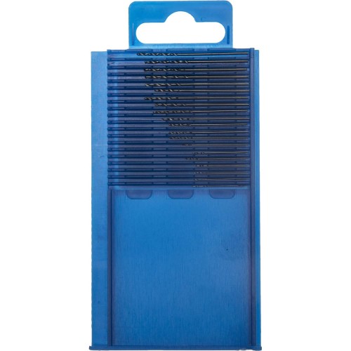 ЗУБР ПРОФ-А, 20 шт, (0.33-1.0 мм), сталь Р6М5, класс А, для печатных плат, набор сверл по металлу, Профессионал (29625-H20-P)