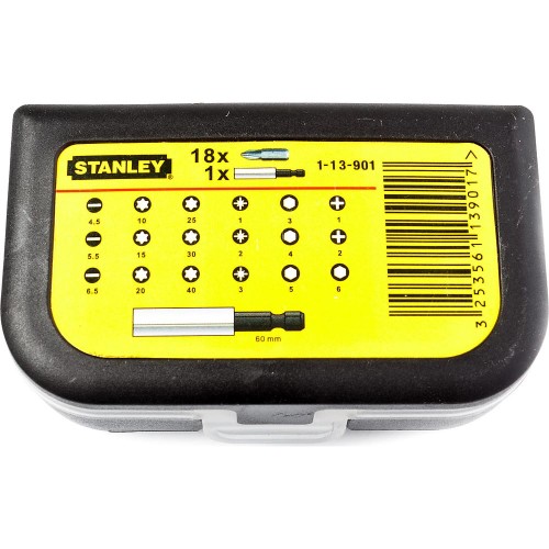 Набор бит STANLEY Expert 19шт (1-13-901)