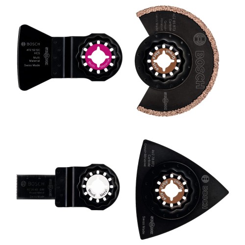 Набор насадок для МФИ Bosch по керамической плитке 4шт (695)