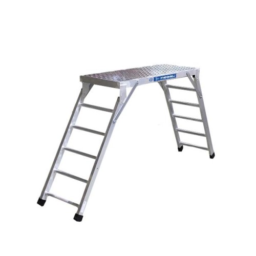 Подмости раскладные алюминиевые MEGAL ПРА - 1,2 (1,4 х 0,5)