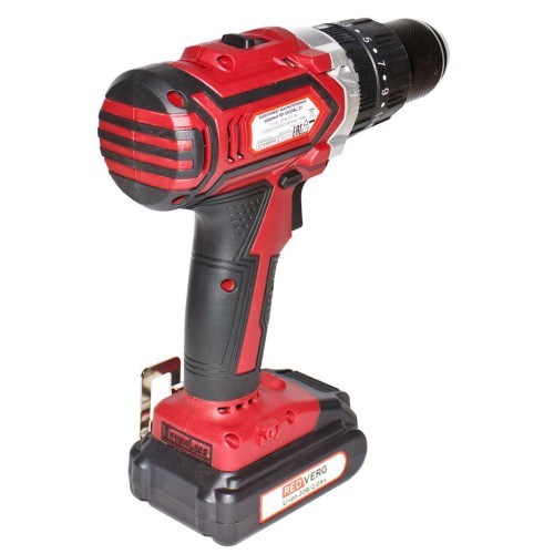 Аккумуляторная дрель-шуруповерт REDVERG RD-SD20BL/2Y ударная