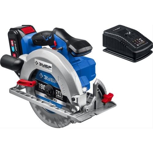 Пила дисковая аккумуляторная ЗУБР Профессионал CPB-190-41