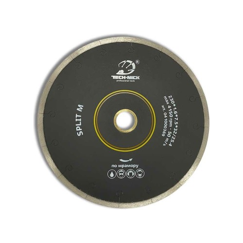 Диск алмазный сплошной TECH-NICK SPLIT M 230х32 мрамор