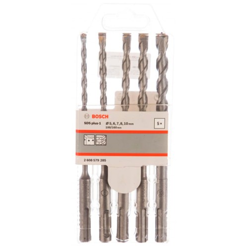Набор буров SDS-plus-1X Bosch 5-10мм 5шт (285)