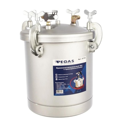 Красконагнетательный бак Pegas pneumatic профессиональный бак 10 л