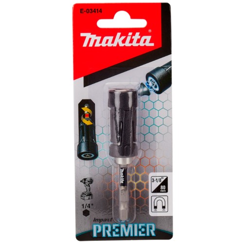 Держатель Makita магнитный 1/4" 80мм (E-03414)