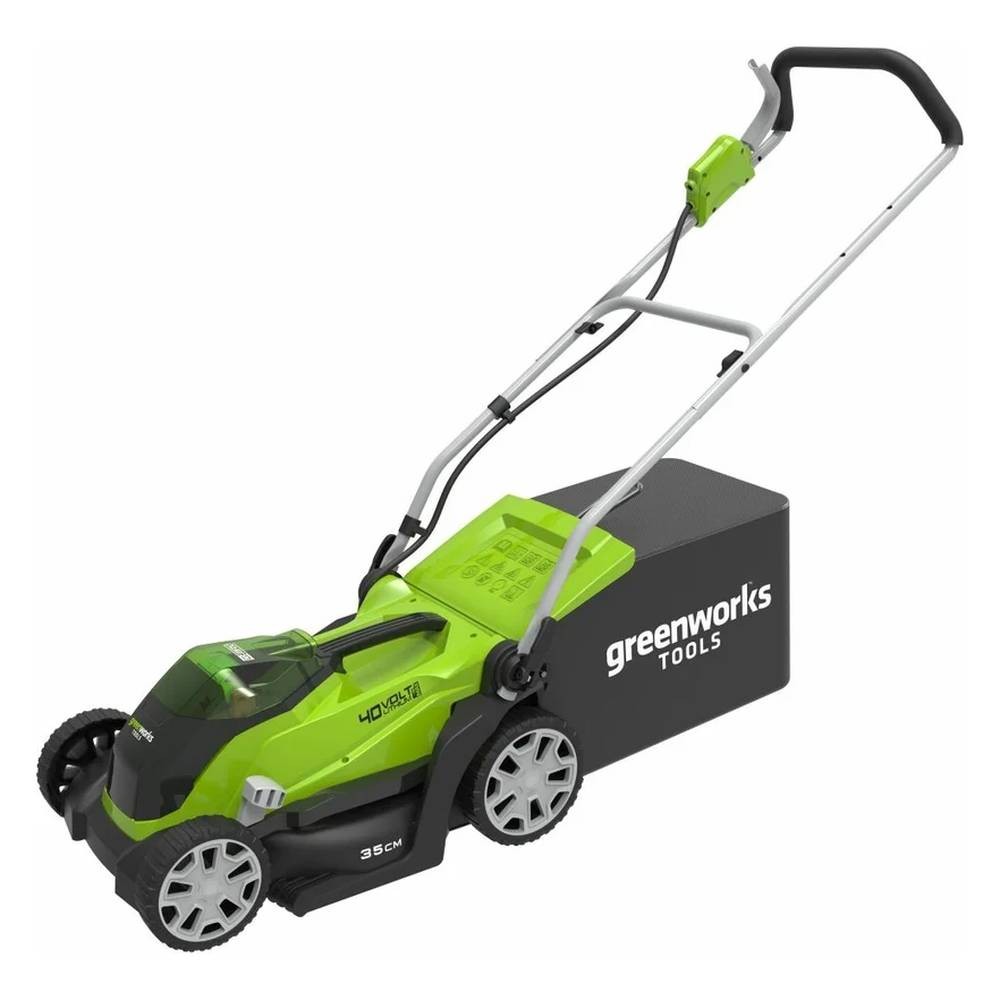 Аккумуляторная газонокосилка Greenworks G40LM35 (без акк, без з/у)