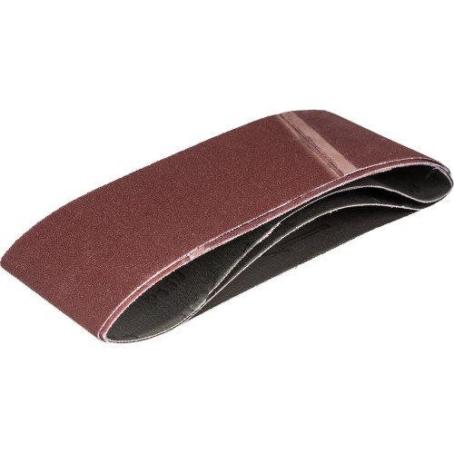 ЗУБР 75х457 мм, P150, лента шлифовальная МАСТЕР, для ЛШМ, 3 шт.