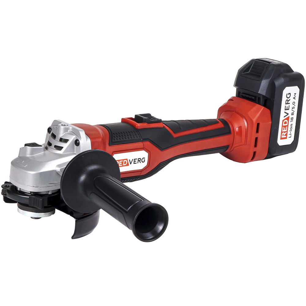 Машина шлифовальная угловая аккумуляторная REDVERG RD-AG18K/U