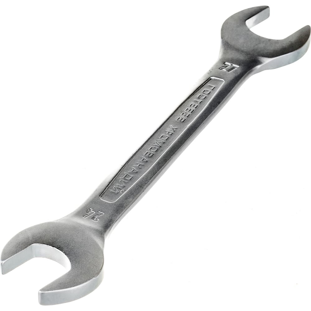 ЗУБР 24 x 27 мм, рожковый гаечный ключ, Профессионал (27010-24-27)