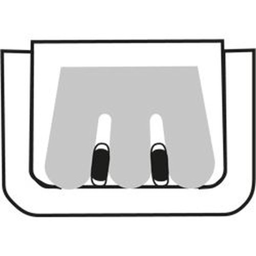 Пресс-клещи для одиночных штекеров Scotchlok™ с режущими кромками, _ 0.4-1.1 мм, длина 155 мм