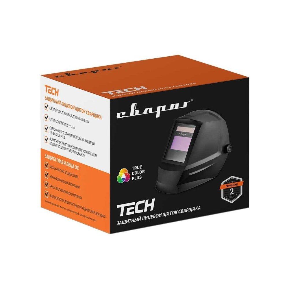 Маска для сварки Сварог TECH C60D TRUE COLOR PLUS
