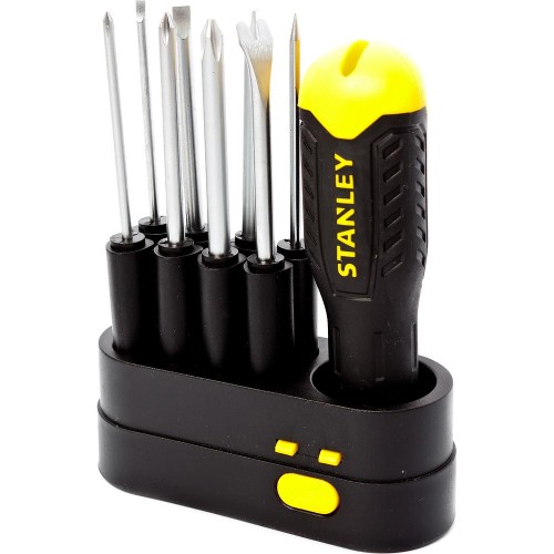Набор отвертка с битами STANLEY 10 предметов 0-62-511
