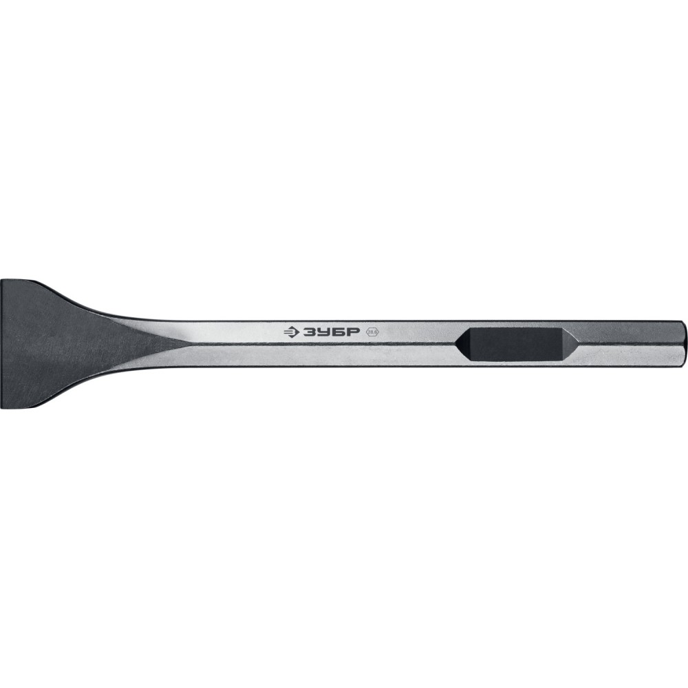 ЗУБР БУРАН, 80 х 400 мм, HEX 28, лопаточное зубило (29380-80-400)