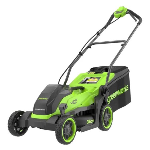 Аккумуляторная газонокосилка Greenworks GD40LM361