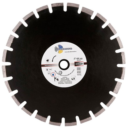 Диск алмазный по асфальту Trio-Diamond 400x25.4мм (GA774)