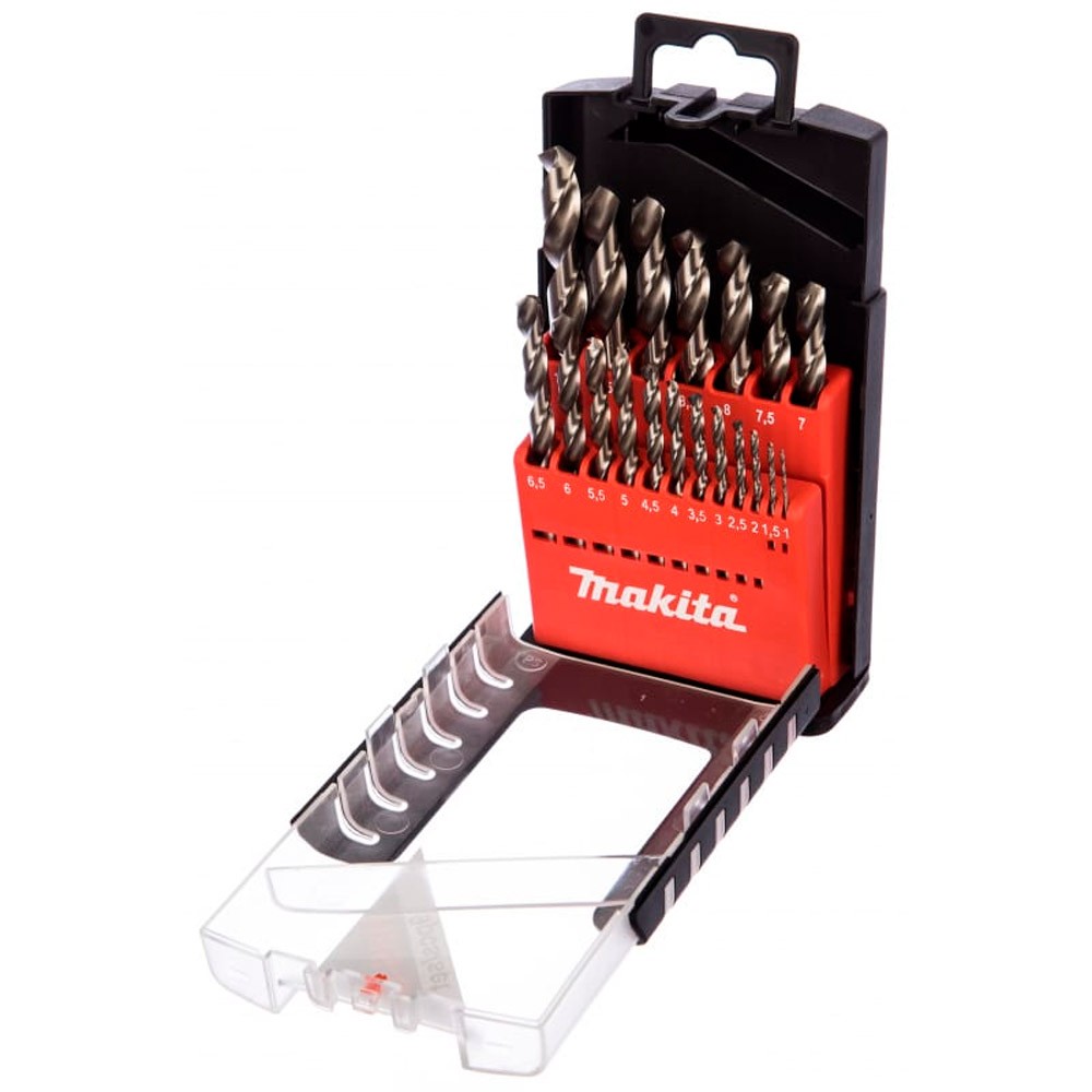Набор сверл по металлу Makita M-force D-29876 1-10мм 19шт