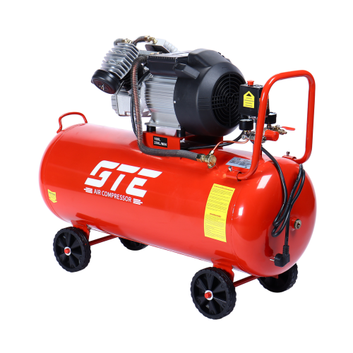 Компрессор пневматический 220В 2.2кВт 8атм. 250л/мин. ресивер-100л с прямым приводом V-образный GTE