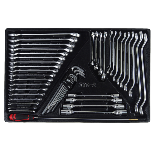 Набор инструментов для тележки инструментальной JTC-5640 (2-я секция) 45 предметов JTC