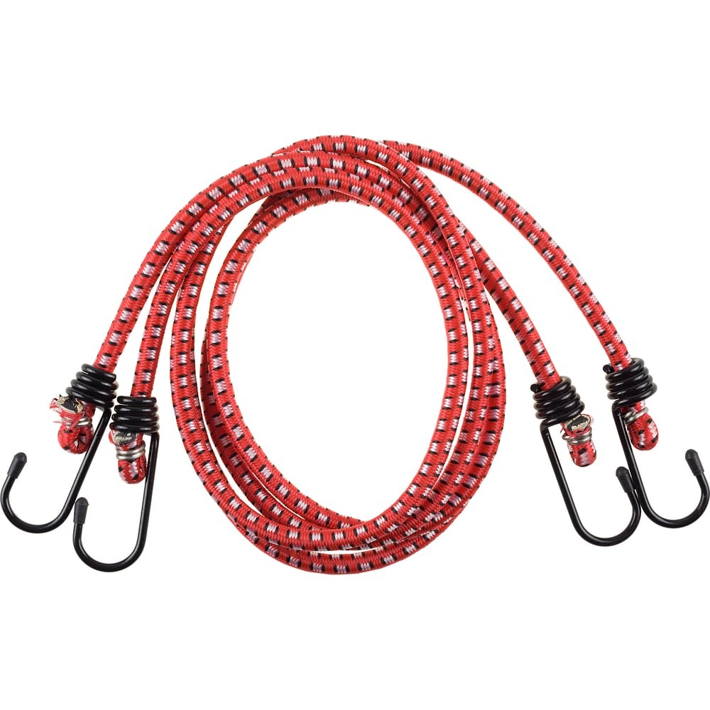 ЗУБР 60 см, d 8 мм, со стальными крюками, 2 шт, резиновый, крепежный шнур (40507-060)