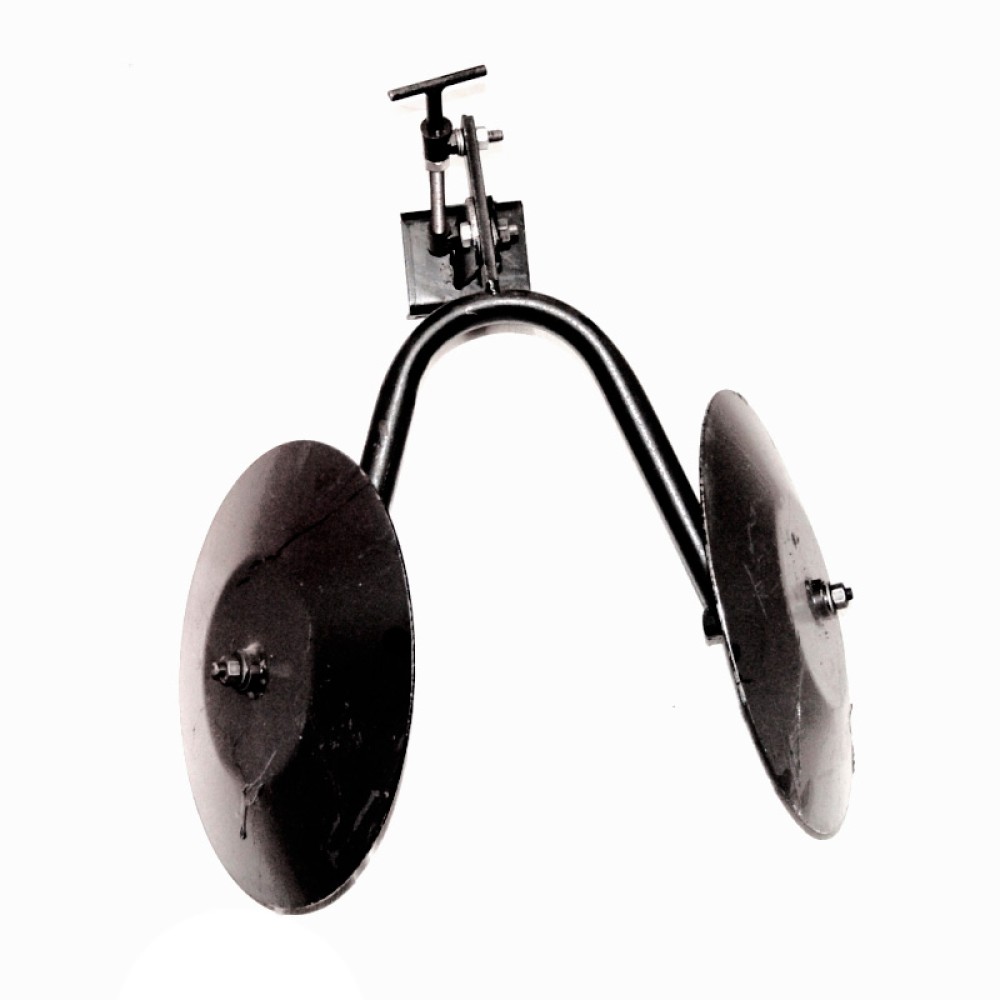 Окучник для мотоблоков Каскад, Ока, Луч, Нева, Целина дисковый со сцепкой ОД-1 (00.026)