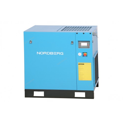Компрессор винтовой, 15 кВт, 10 бар, 1910 л/мин, IP55, без ресивера NORDBERG NCC20