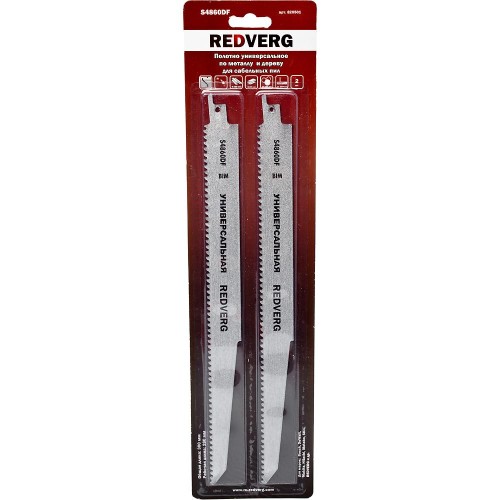 Полотно для сабельной пилы универсальное REDVERG S4860DF BIM 300мм 2шт (820501)