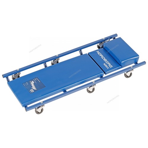 Лежак подкатной с подъемным подголовником NORDBERG N30C4