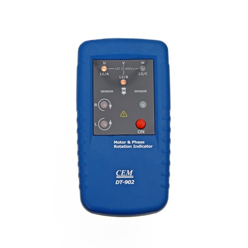 Указатель чередования фаз и направления вращения электродвигателей СЕМ DT-902
