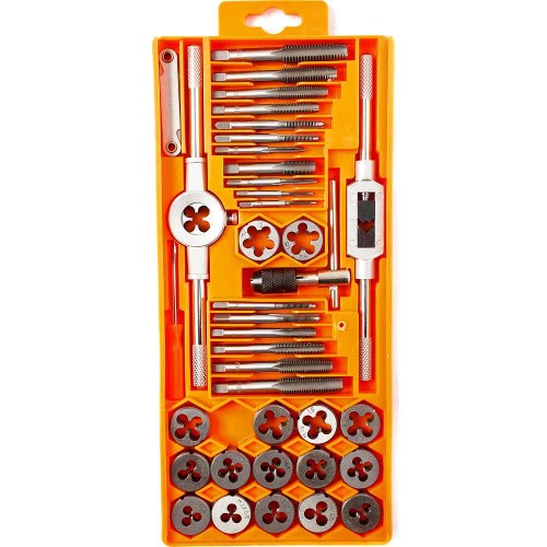 Набор плашек и метчиков Квалитет 40шт НПМ-40