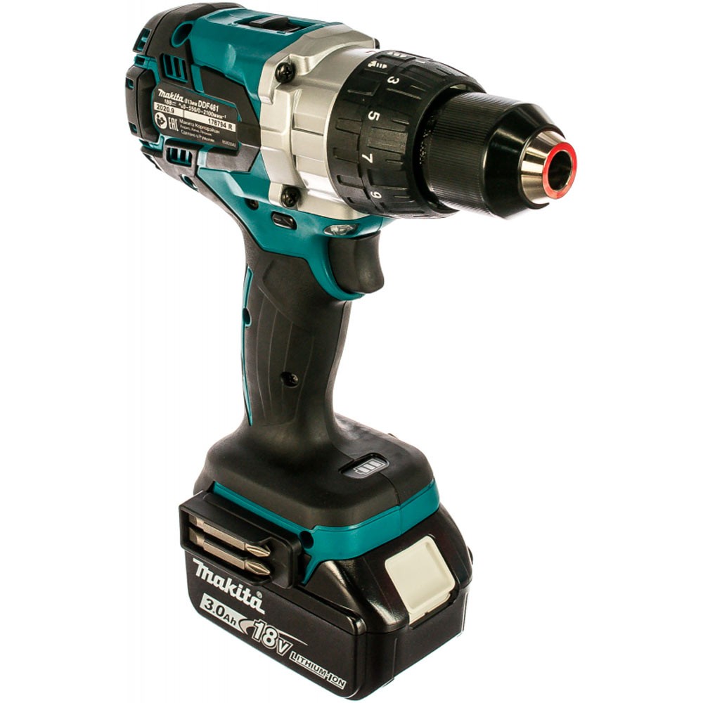 Аккумуляторная дрель-шуруповерт Makita DDF481RF