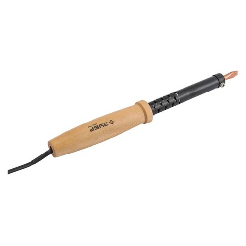 80 Вт, клин, электропаяльник с деревянной рукояткой (55405-80)