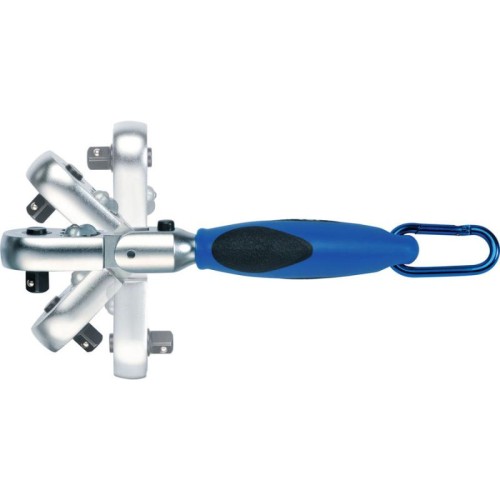 Набор трещотка с битами и головками Heyco 22 предмета (пластиковый футляр)